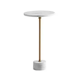 Wohnling Beistelltisch (DH 30x56 cm) - weiß - DH 30x56 cm