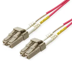 ROLINE LWL-Kabel 50/125μm OM4, LC/LC, Low-Loss-Stecker, violett, 3 m