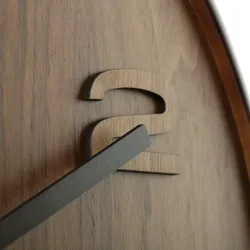 Nextime Wanduhr Wood Wood Big 3095BR