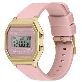 ICE-Watch - ICE digit retro Blush pink - Rosa Damenuhr mit Plastikarmband - 022056 (Small)