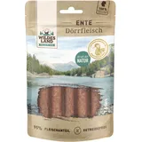 Wildes Land Hunde-Snack Enten Dörrfleisch 150 g 7 Stück