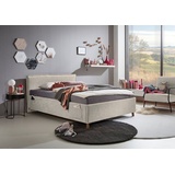 Meise Möbel meise.möbel Polsterbett Fun Stoff Beige 120 x 200 cm