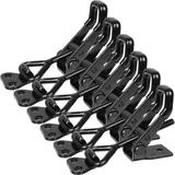 Csparkv - 6 Stück Metall-Knebelverschluss, verstellbar, 257 kg Haltekapazität, Rauchertürschloss, Metallschloss für Kastentür, Schrank, Koffer