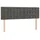 vidaXL Boxspringbett 140 x 200 cm Dunkelgrau