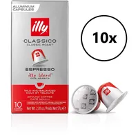 Illy Kapseln Classico Espresso 10x 10 Stück für Nespresso geeignet 100% Arabica