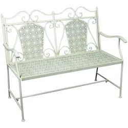 GARDEN PLEASURE Bank, Eisen, BxHxT: 120 x 95 x 48 cm - grau