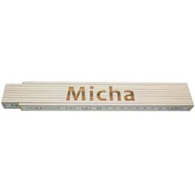 Heka Zollstock Micha 2 m, weiß