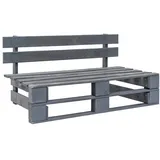 vidaXL Gartenbank 25 x 55 x 25 cm Grau