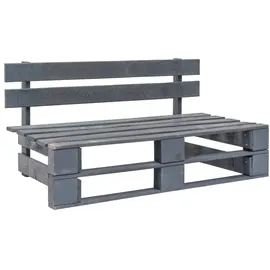 vidaXL Gartenbank 25 x 55 x 25 cm Grau