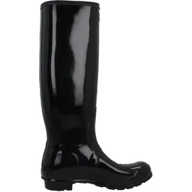 Hunter Original Tall Gloss Boot wasserdicht schwarz