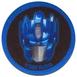 Hasbro © Transformers Optimus Prime Button - Aufnäher, Bügelbild, Aufbügler, Applikationen, Patches, Flicken, zum aufbügeln, Größe: 5,5 x 5,5 cm