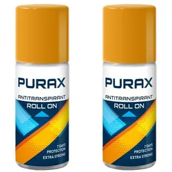 Purax Antitranspirant Roll-On 2er Set* Deodorants 100 ml Damen 
