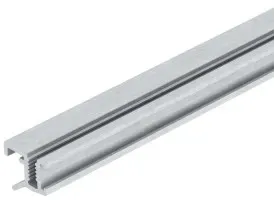 OBO 7404814 Seitenprofil für Aufboden-Kanal Aluminium AIK SP L - 2 Meter