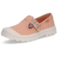 Palladium Pampa M-jane Washed Mary Jane Flat, Rosa Stone,