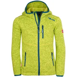 Kinder Fleecejacke Jondalen XT Limegelb/Petrolblau Gr. 164 - 14 Jahre