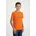 T-Shirt für Kinder Kurzarm mit Rundhalsausschnitt aus Baumwolle orange rot 128 8J