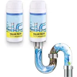 Abflussreiniger Schaum Extra Stark, 2026 Neu Toilettenreiniger Rohrreiniger Extrem Stark, Drain Cleaner Und WC Reiniger Hochwirksamer Rohrreiniger Mit Aktivschaum für Waschbecken Toiletten (2PCS)