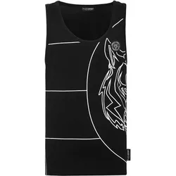 PLEIN SPORT Herren Shirt TIGER, Schwarz, M