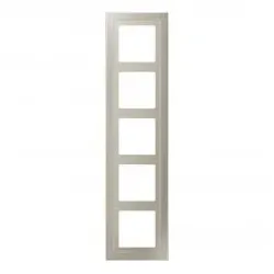 Rahmen LS-design - 5-fach (Edelstahl)