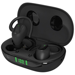 GelldG Bluetooth-Kopfhörer Sport, Kabellos Bluetooth in Ear HiFi Stereo Bluetooth-Kopfhörer schwarz