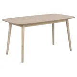 VCM ebuy24 Esstisch, Eiche Dekor weiss gelaugt.