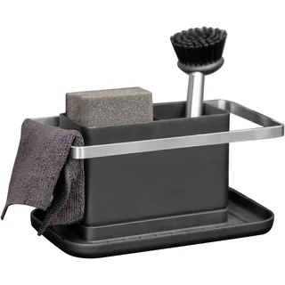Schöner Wohnen Küchenorganizer-Set STELLA 20 x 10 x 11,5 cm Farbe Schwarz