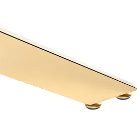 Beliani Esstisch Ø 120 cm transparent/gold