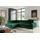 Fun Möbel Ecksofa Schlafsofa Sofa TORONTO Stoff Element Dunkelgrün Ottomane Links