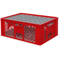 BRB-Lagertechnik BRB Gläserkiste 600x400 mm für 40 Gläser bis