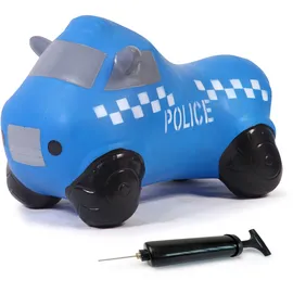 Jamara Hüpftier Police Truck mit Pumpe