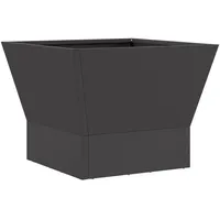 vidaXL - Feuerstelle Quadratisch Schwarz 40x40x30 cm Stahl