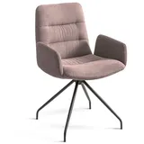 Portobello Stuhl Rochdale Cord Rosa Altrosa