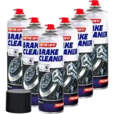 Alfacare Bremsenreiniger Spray für Auto, schnell wirkender Entfetter & Schutz für Bremsen, Kupplung, Motorteile.Verlängert die Bremsenlebensdauer & verbessert die Leistung. 500ml Dosen. - 6pack