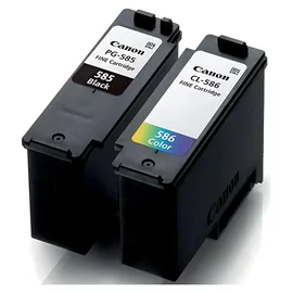 Canon PG-585 schwarz + CL-586 CMY