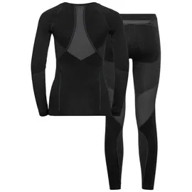 Odlo Performance Warm Funktionsunterwäsche-set - Black / Graphite Grey M