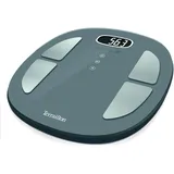 TERRAILLON 160 kg / 100 g Elektronische Personenwaage Braun/Grau