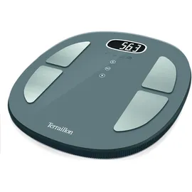 TERRAILLON 160 kg / 100 g Elektronische Personenwaage Braun/Grau