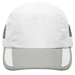 5 Panel Sport Cap MB6522, weiß/hellgrau, Einheitsgröße - hellgrau - Einheitsgröße