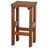 Fun Star Tessin Barhocker 39 x 39 x 76 cm Braun
