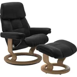 Stressless Relaxsessel Ruby Leder 74 x 97 x 74 cm Schwarz mit Classic Base