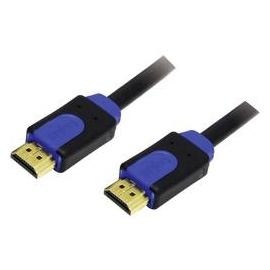 Logilink HDMI Anschlusskabel HDMI-A Stecker, HDMI-A Stecker 1.00m Schwarz CHB1101