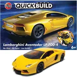 Airfix QUICKBUILD Lamborghini Aventador Modellbausatz, gelb