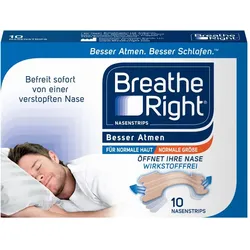 Besser Atmen Breathe Right Nasenpflaster Beige Normal  10 St Pflaster