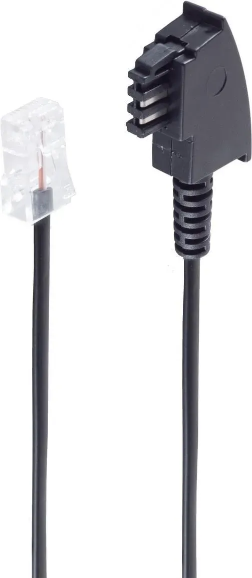 Shiverpeaks -BASIC-S--TAE-F-Stecker auf RJ 45 Stecker, A-4, B-5, 0.5m, Antennenkabel
