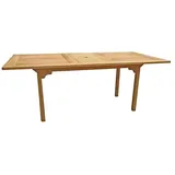 Zebra Technologies Brasilia Ausziehtisch 160 x 210 x 75 cm natur