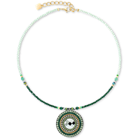COEUR DE LION Halskette Amulett Glamorous Green gold 2035100516