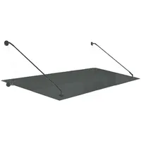 Glaszentrum Hagen STB 180x90 cm Glasvordach inkl. Halter Ral7016