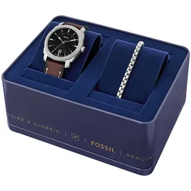 Fossil Uhren-Set Machine Geschenkset - Gr. unisize - in Silber - für Damen