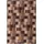 Snapstyle Designer Velour Teppich Mystic Karo Braun 200x300cm