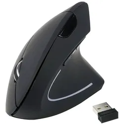 Equip 245110 - Vertikale Maus - ergonomisch - Für Rechtshänder - kabellos - 2.4